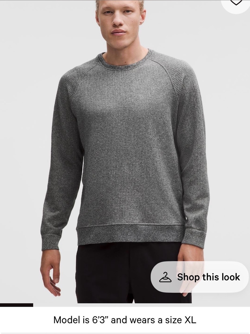 Lululemon Athletica Engineered Warmth Long Sleeve Crew